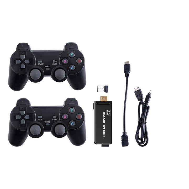 M8 Game Console Built-in Two-person Wireless Controller 2.4G Stick 4K HD PS1 GBA Video