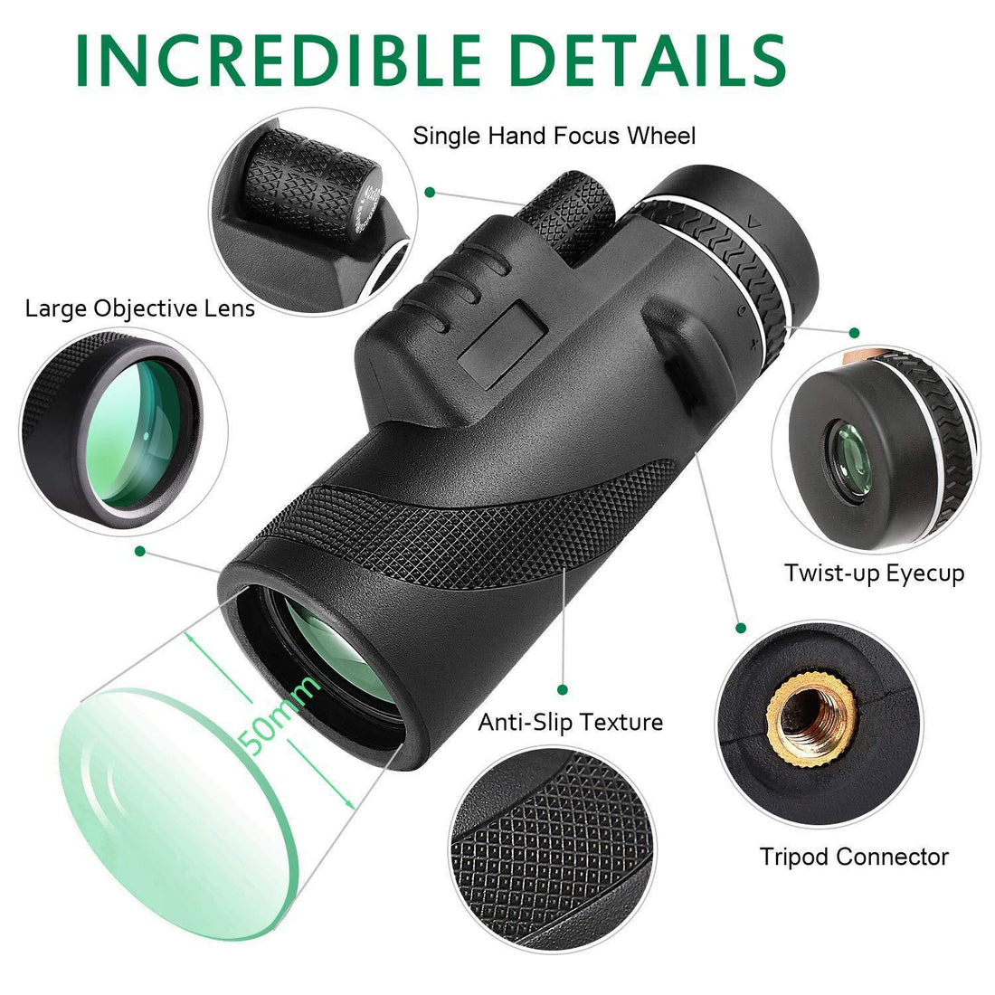 Universal Mini Binoculars for Mobile Phone Cameras