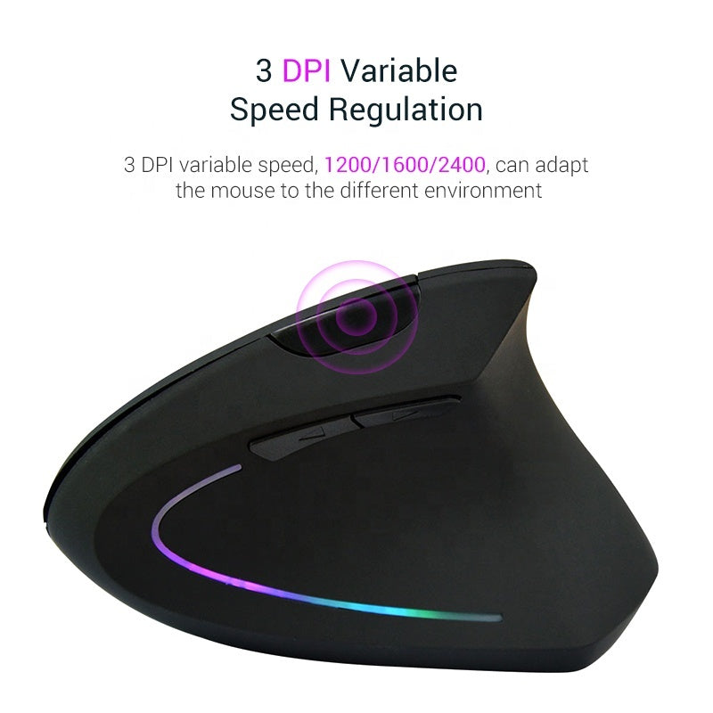 Wireless Vertical Mouse Bluetooth 2.4GHz Ergonomics Gaming Mouses 1