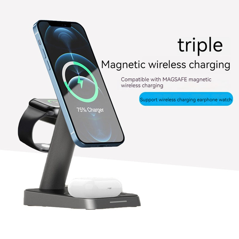 3-in-1 Vertical Wireless Charger for Phone and Watch