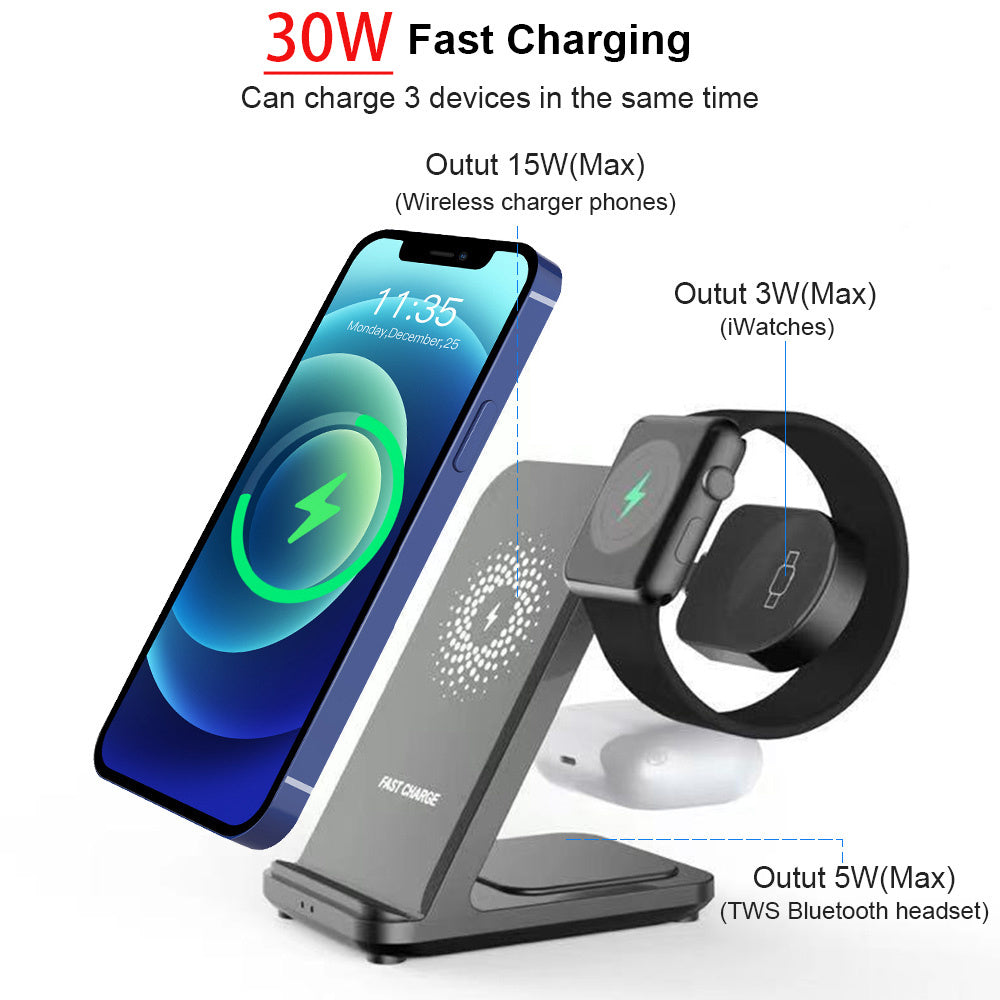 Detachable Three-in-one Wireless Charger