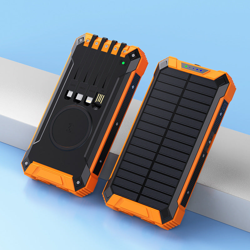 Magnetic Power Bank Wireless Charging Station Solar Power Bank