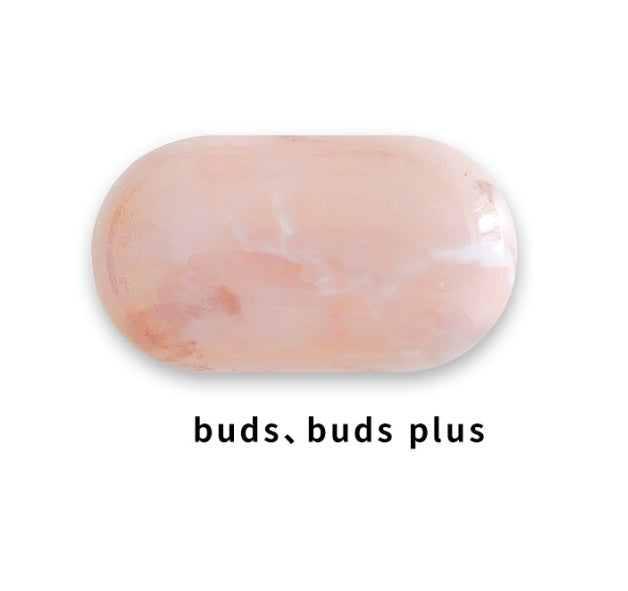 "Marble PC Hard Shell Case for Buds Live Pro and Buds Plus