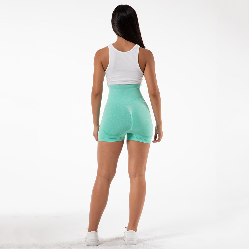 Women Seamless Soft High Waist Fitness Yoga Shorts