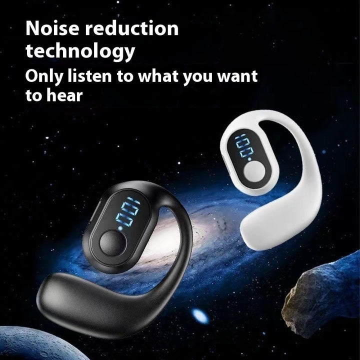 Wireless Ear-mounted Headset with Smart Digital Display