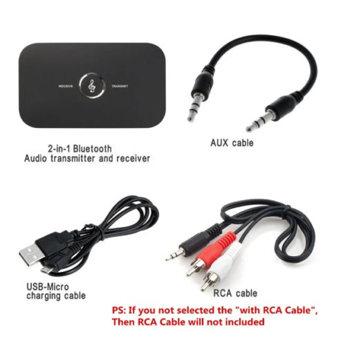 Bluetooth 5.3 Music Wireless Adapter  For Car Kit PC TV Headphone