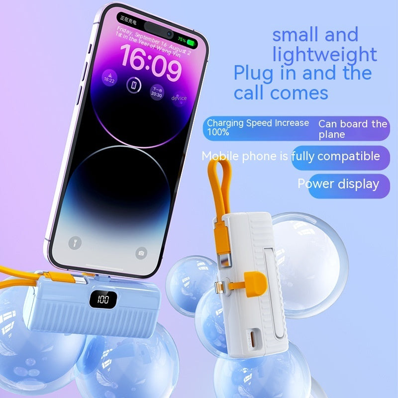 Compact Capsule Portable Power Bank