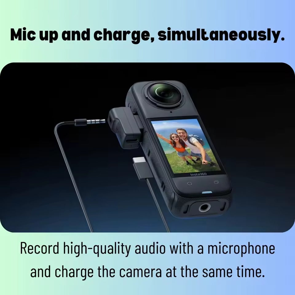 Sound Recording Kit For Insta 360 X4 X3 Original Accessories