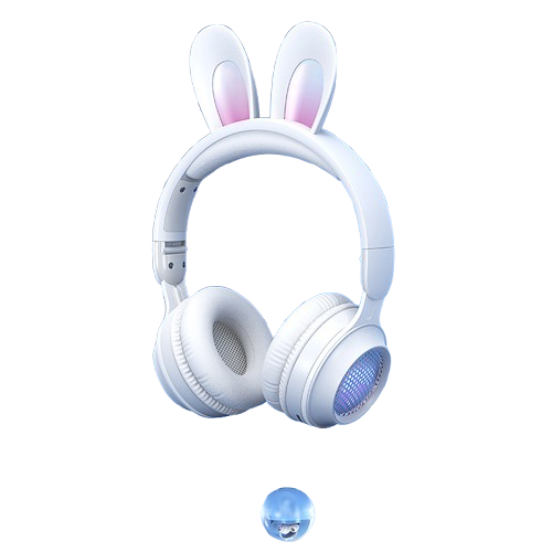 Wireless Luminous Rabbit Ear Headphones