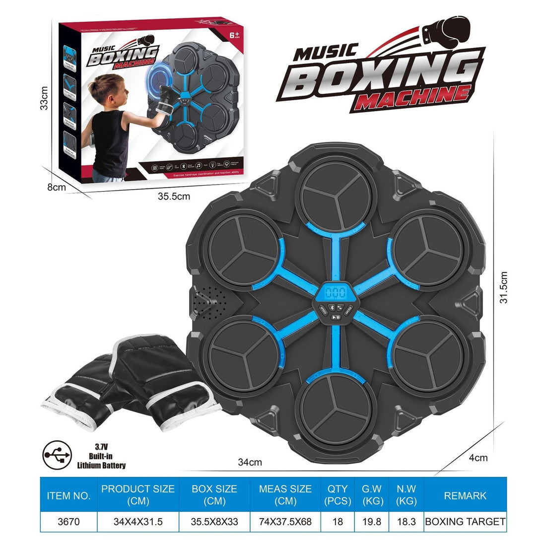 Smart Bluetooth Music Boxing Machine